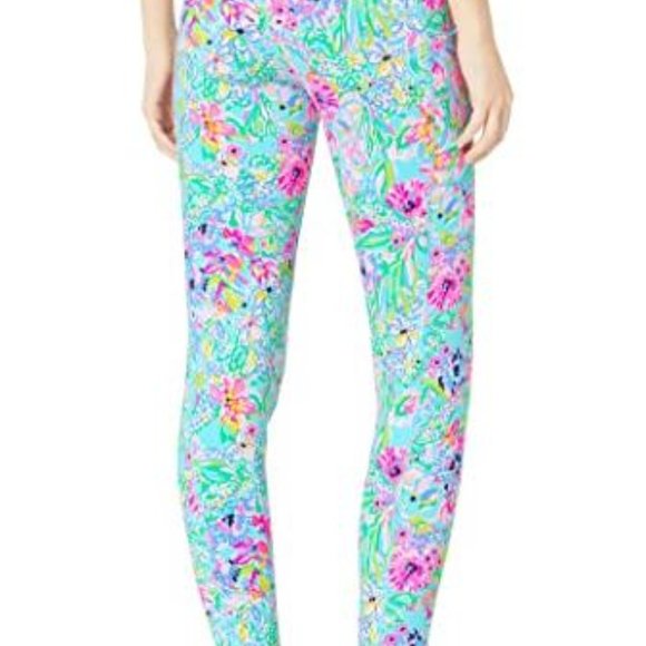 Lilly Pulitzer luxletic weekender legging Alligator Isle large NWT - Picture 2 of 12